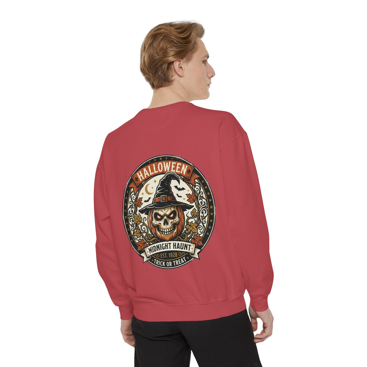 Moonlit Witch Halloween Sweatshirt