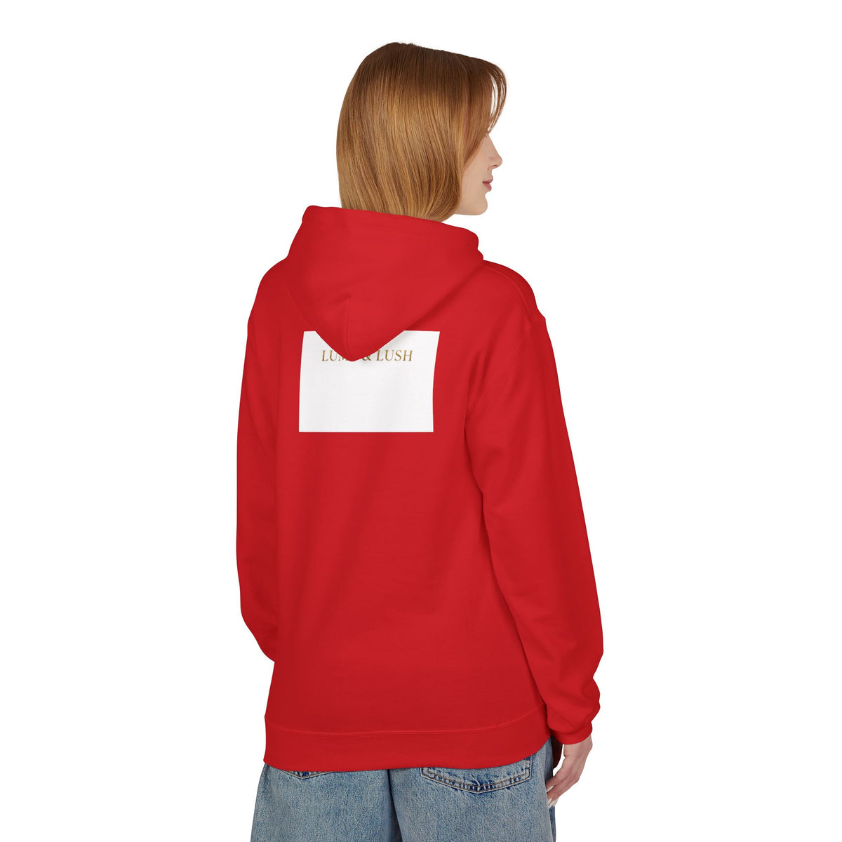 Gold Laurel Monogram Hoodie