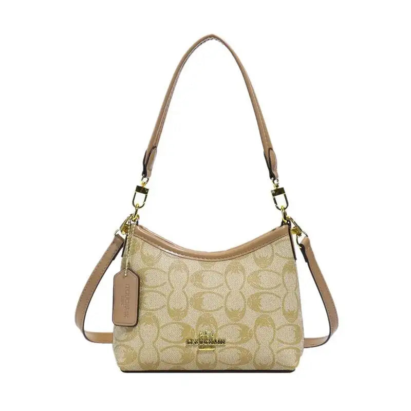 Geometric Print Underarm Crossbody Bag