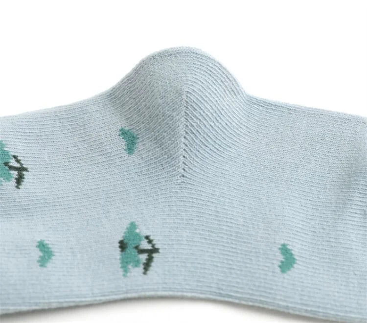Lawadka 0-5T 5Pairs/set Kids Girl Socks Cotton Print Baby Socks for Girls Fashion Soft Toddler Children's Sock Spring Autumn New