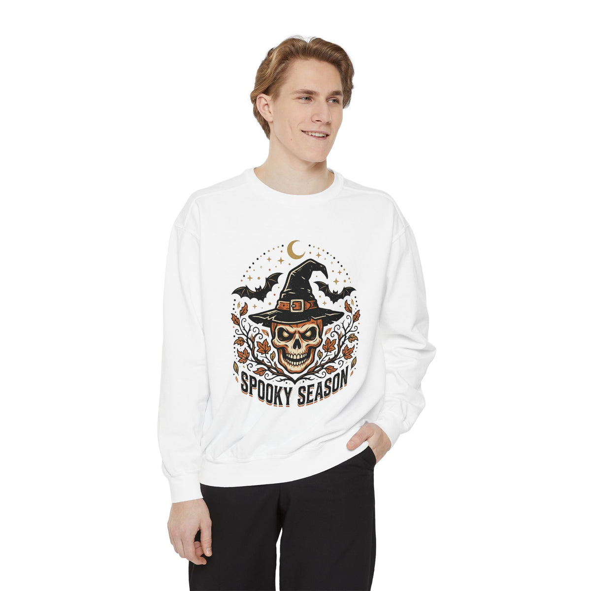 Moonlit Witch Halloween Sweatshirt