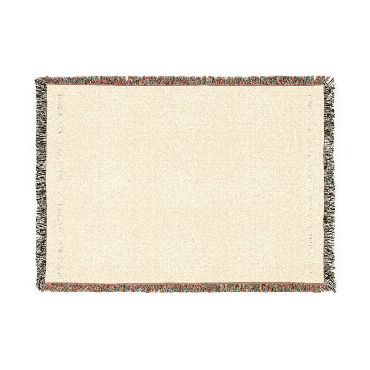 Reversible Woven Cotton Throw Blanket
