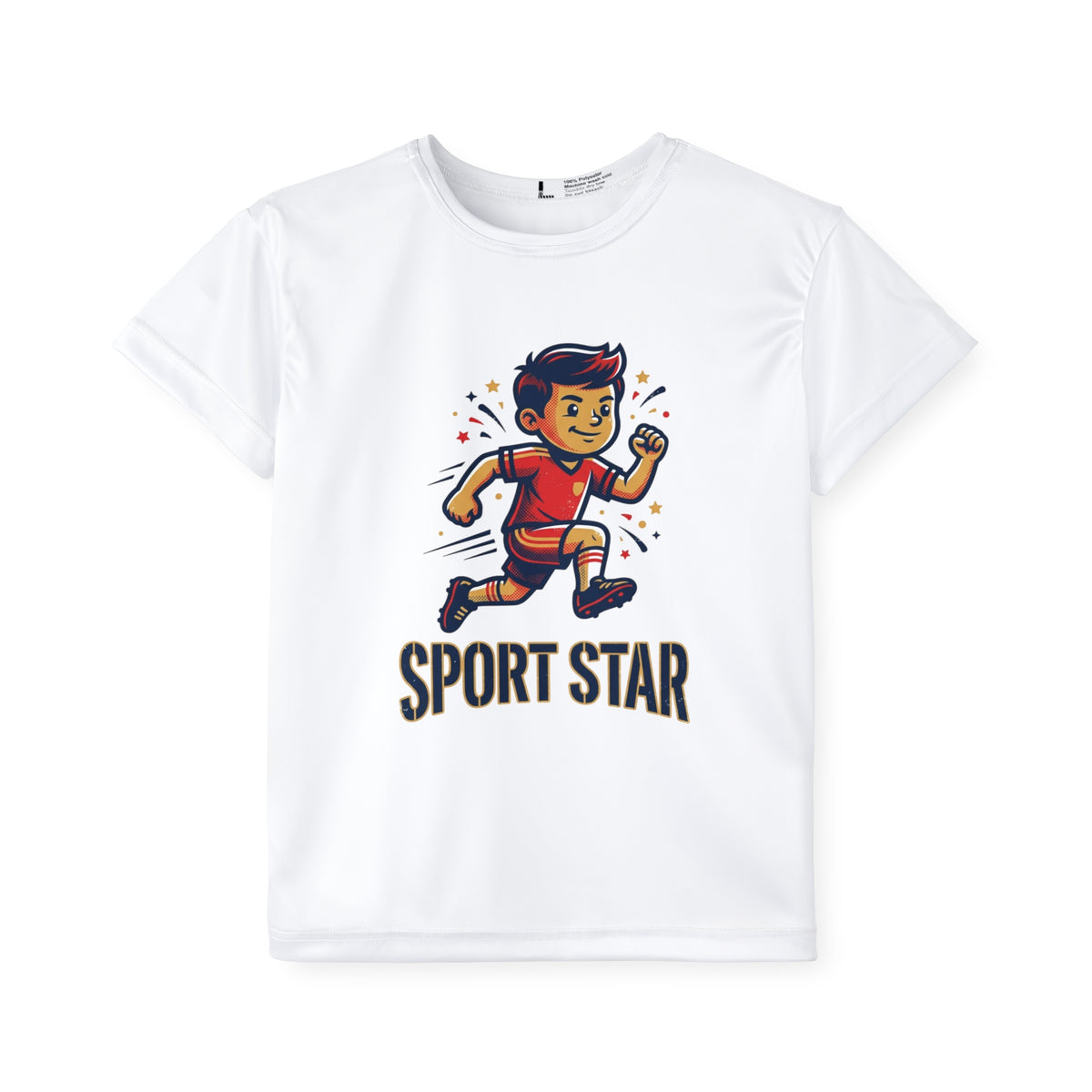 Kids Sport Star Jersey — Youth Athletic Tee with 'Sport Star' Graphic