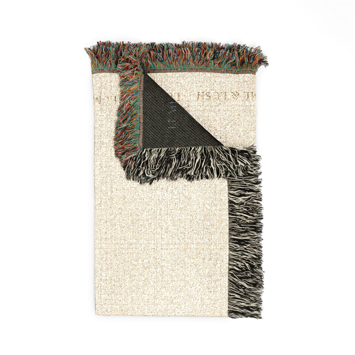 Reversible Woven Cotton Throw Blanket