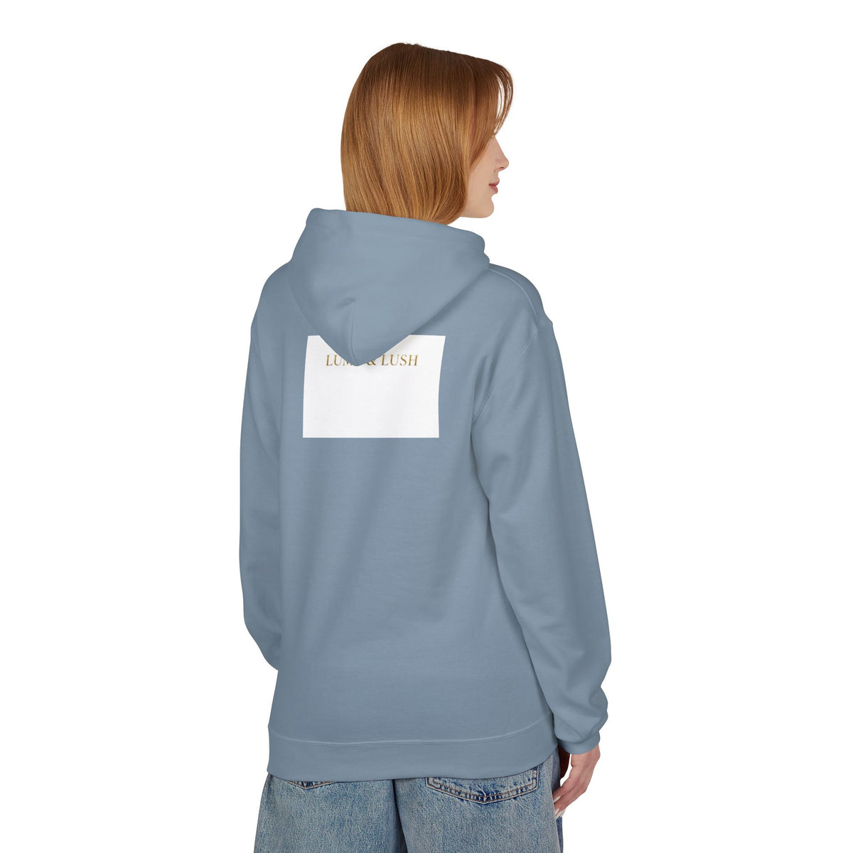Gold Laurel Monogram Hoodie