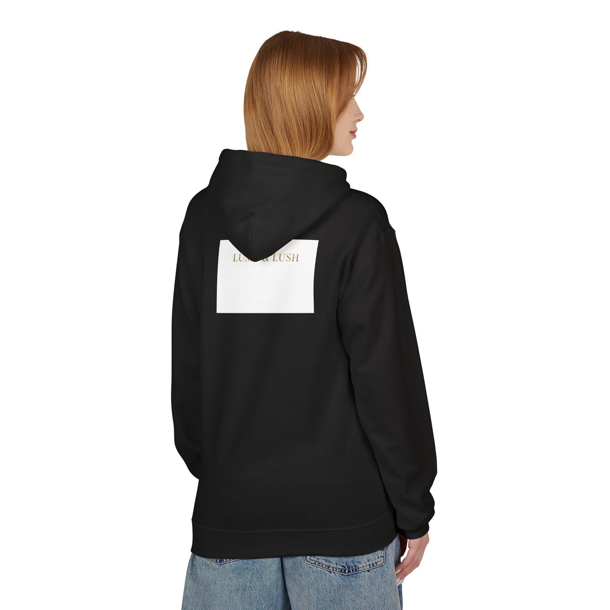 Gold Laurel Monogram Hoodie