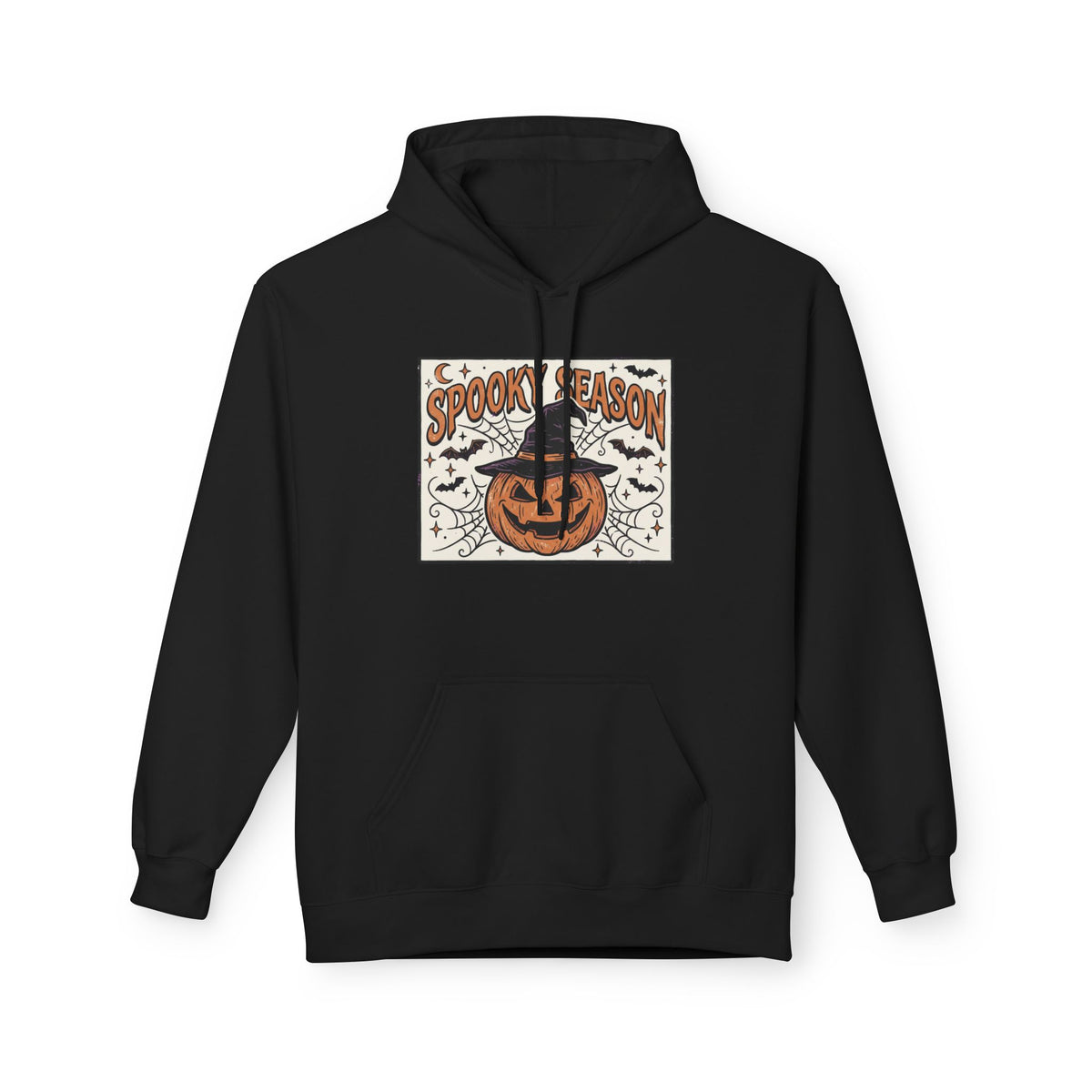 Spooky Season Pumpkin & Black Cat Hoodie