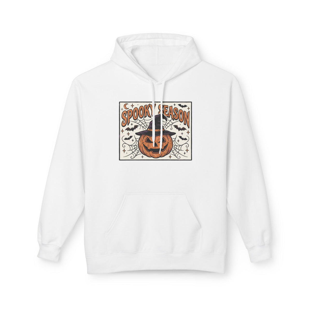 Spooky Season Pumpkin & Black Cat Hoodie