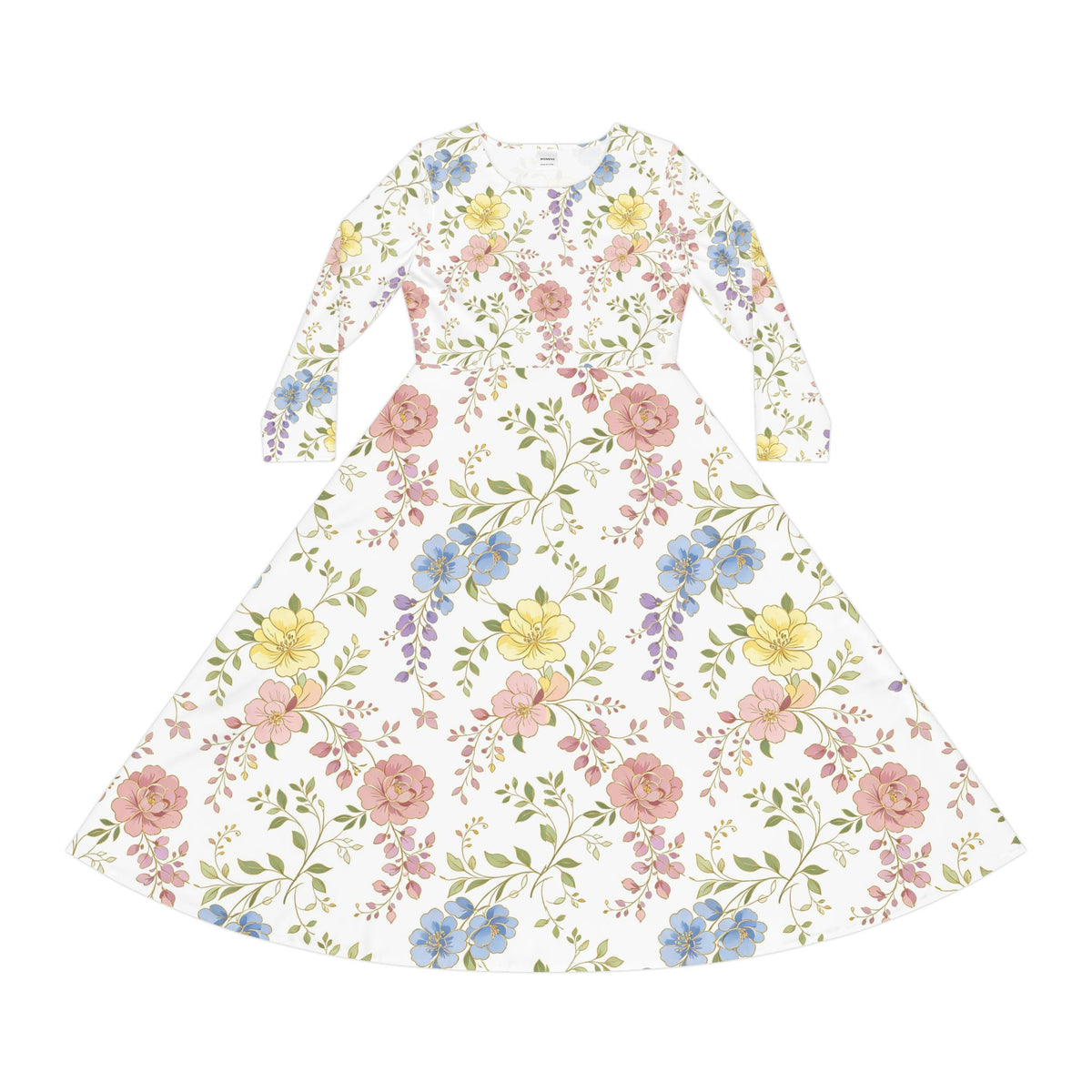 Women's Long Sleeve Dance Dress (AOP)