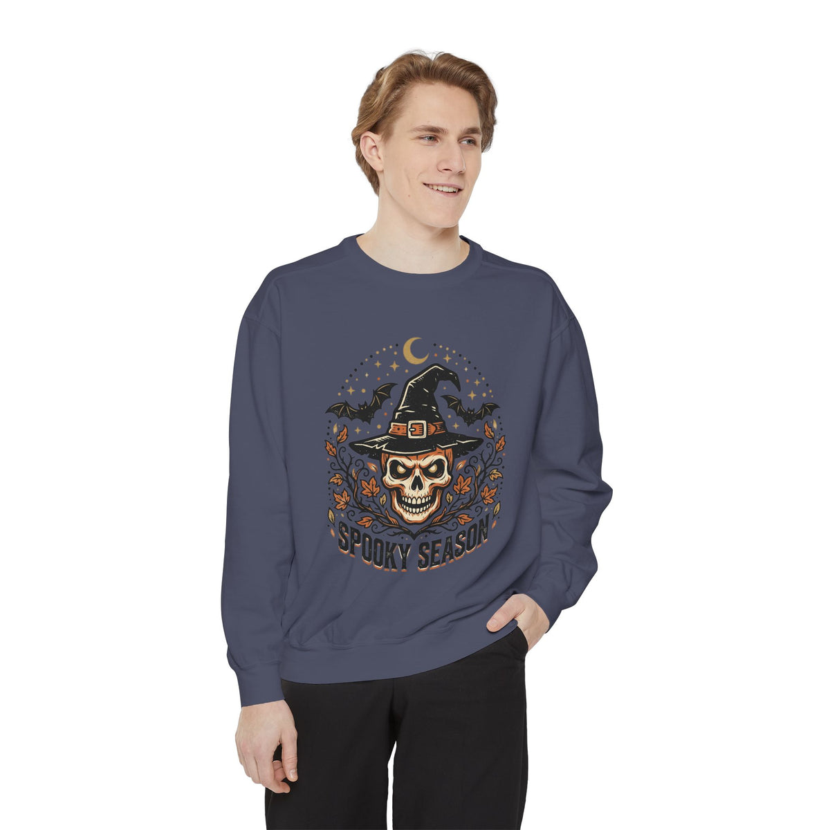 Moonlit Witch Halloween Sweatshirt