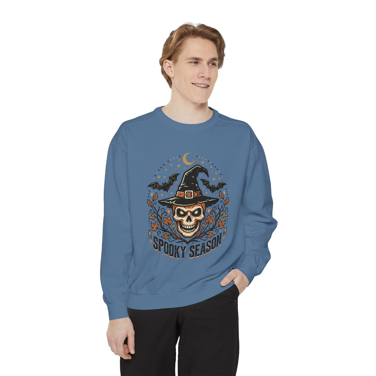Moonlit Witch Halloween Sweatshirt