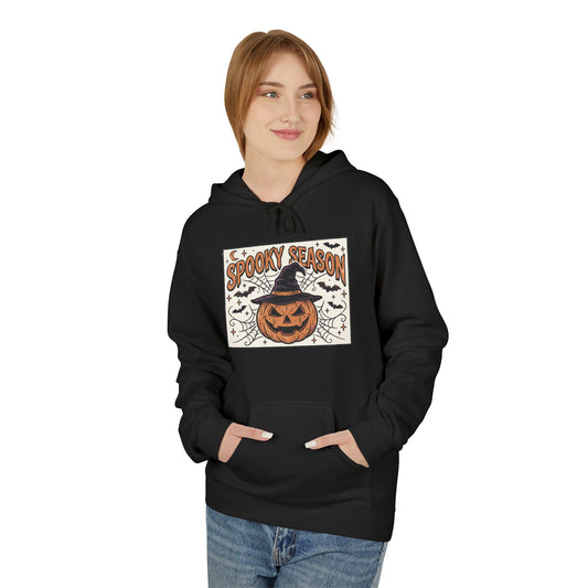 Spooky Season Pumpkin & Black Cat Hoodie