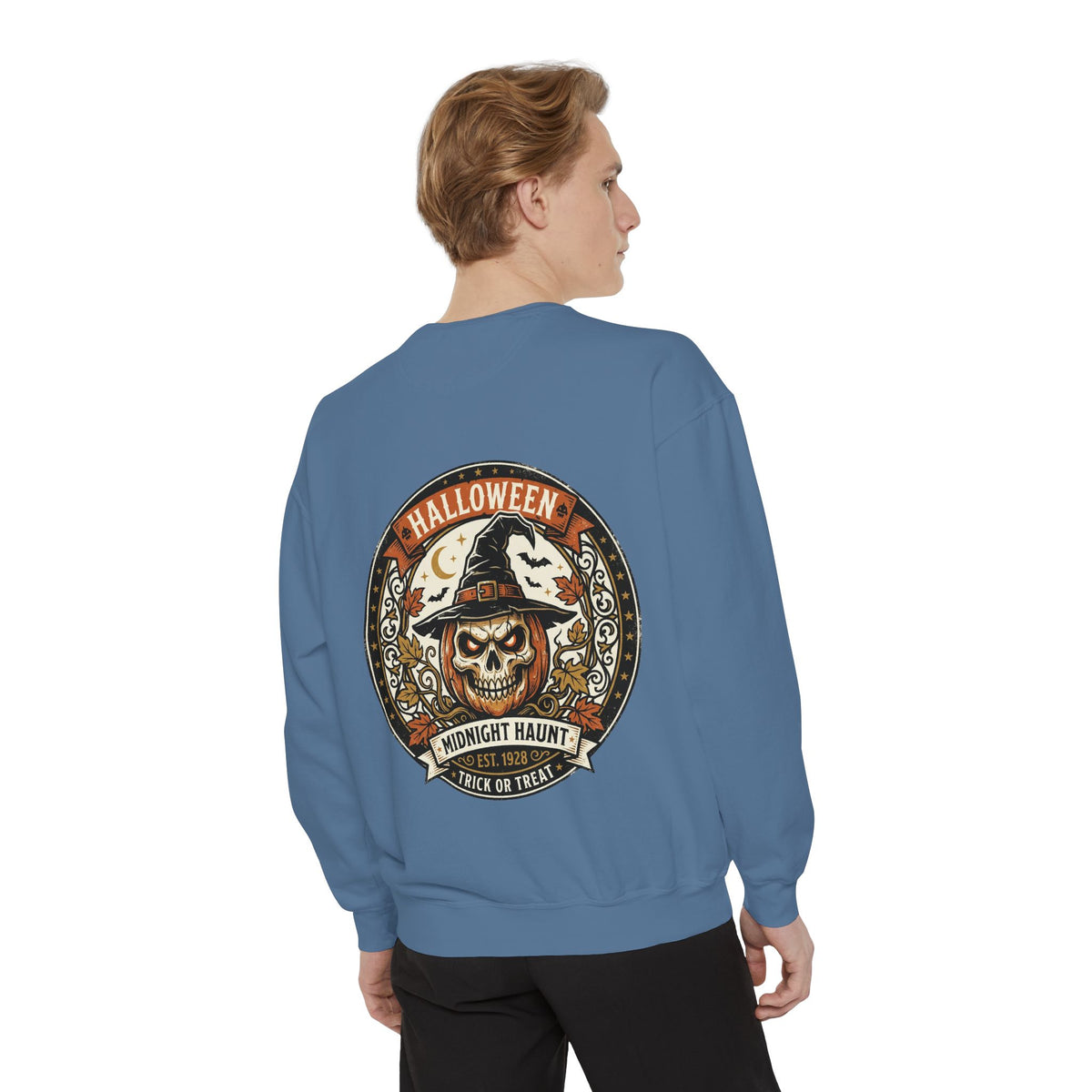 Moonlit Witch Halloween Sweatshirt