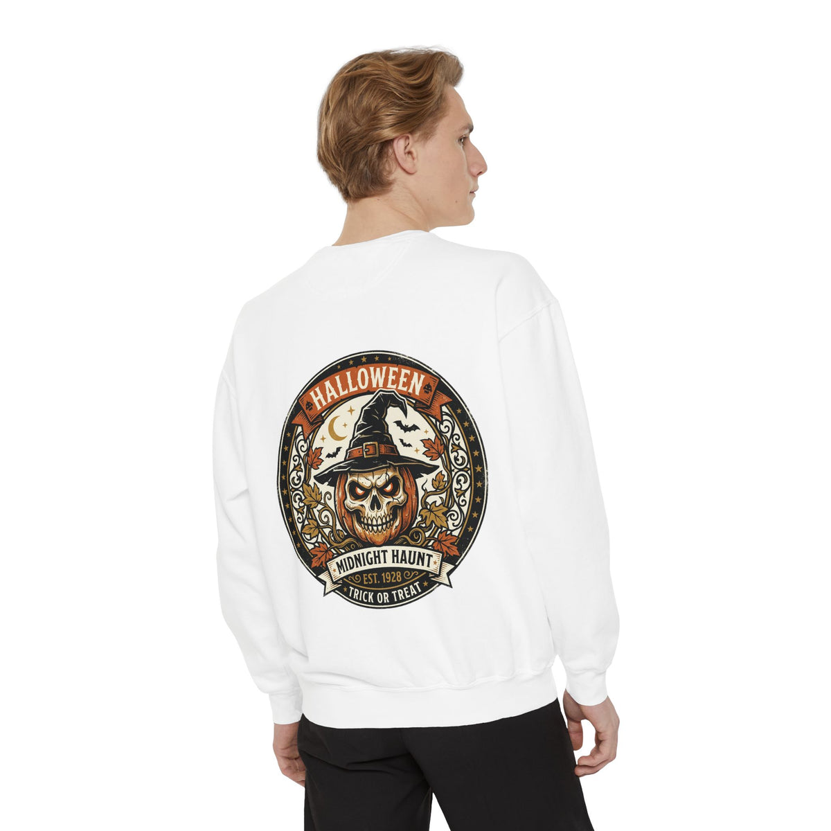 Moonlit Witch Halloween Sweatshirt