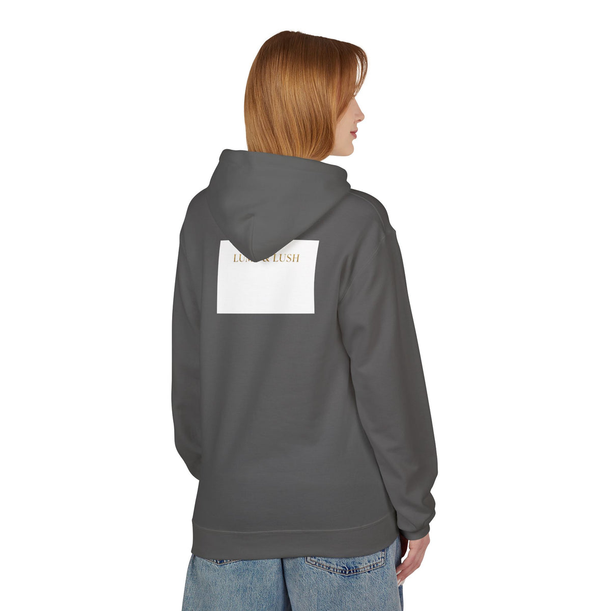 Gold Laurel Monogram Hoodie