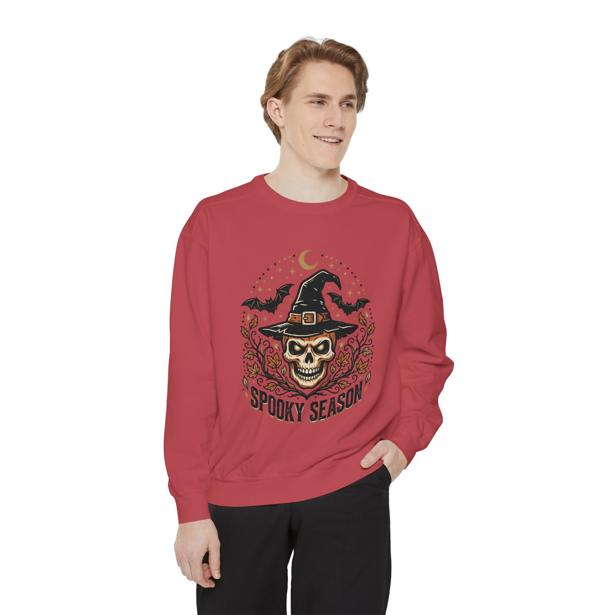 Moonlit Witch Halloween Sweatshirt