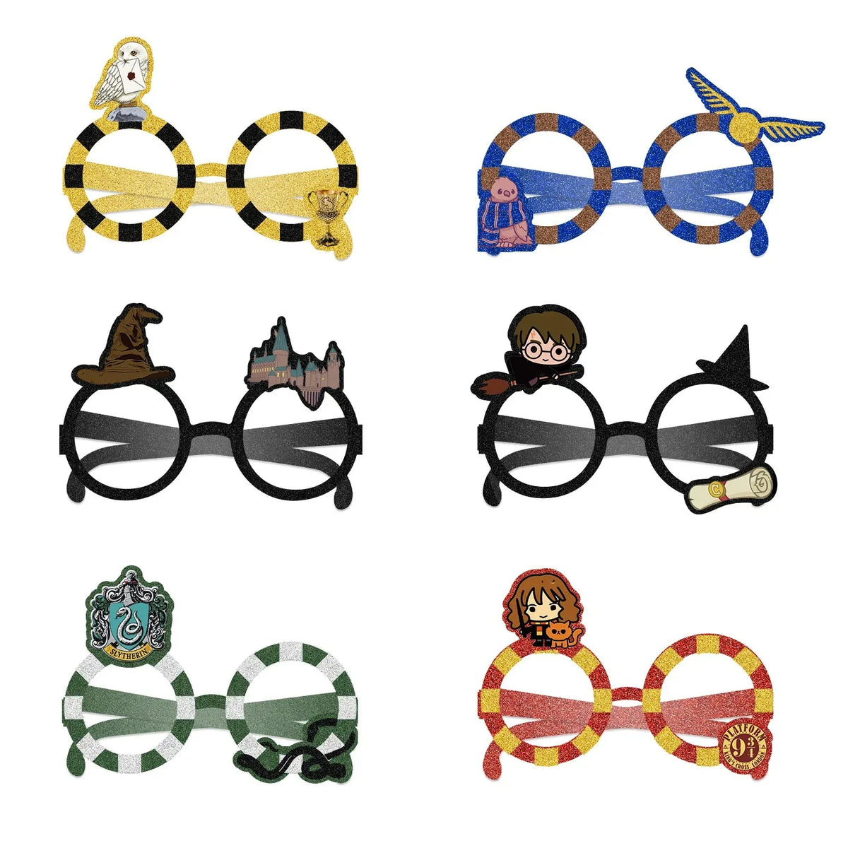 Cartoon Magicss Kids Birthday Party Decoration Academy Set Face Stickers Gift Bags Slap Bracelets & Themed Party Gifts Supplies