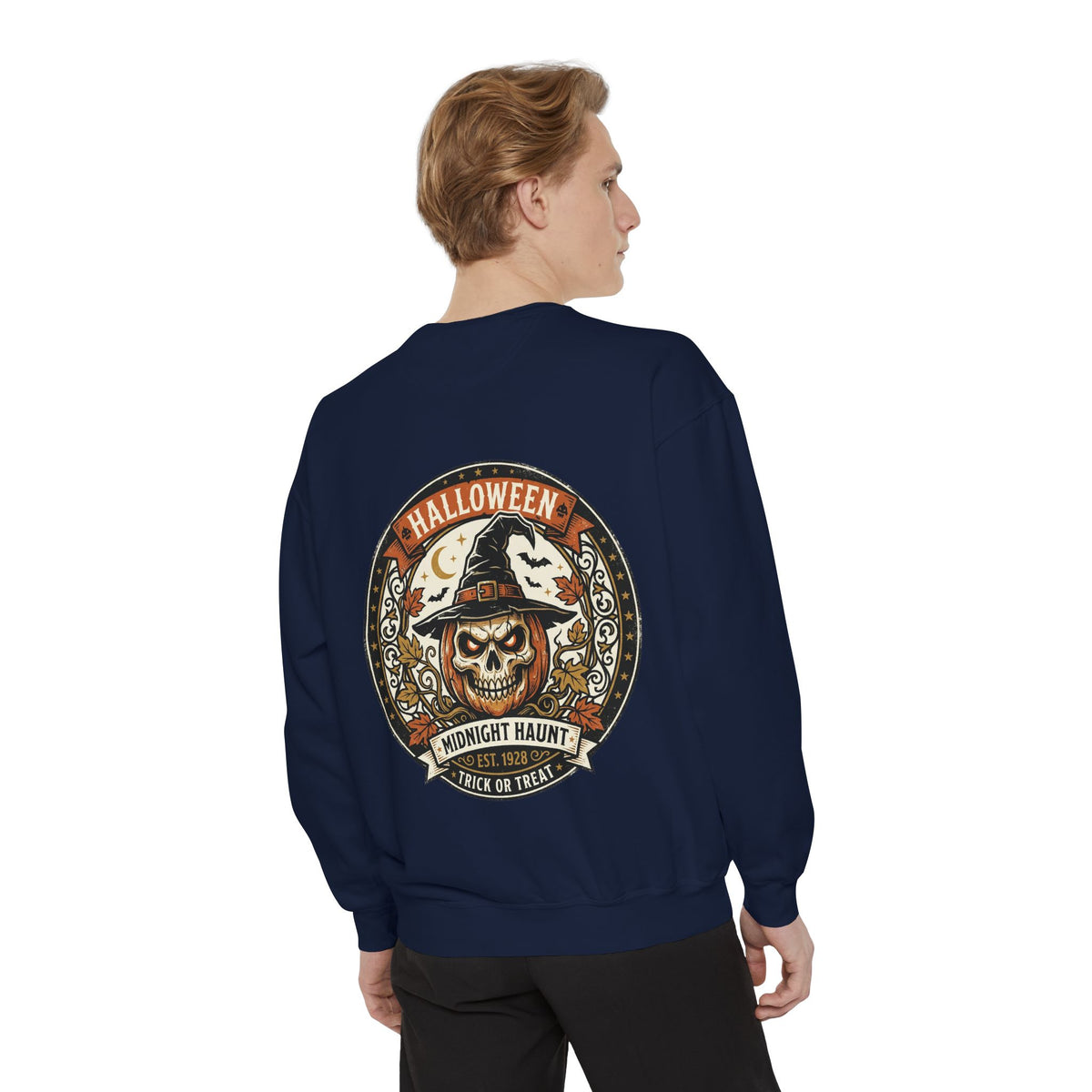 Moonlit Witch Halloween Sweatshirt