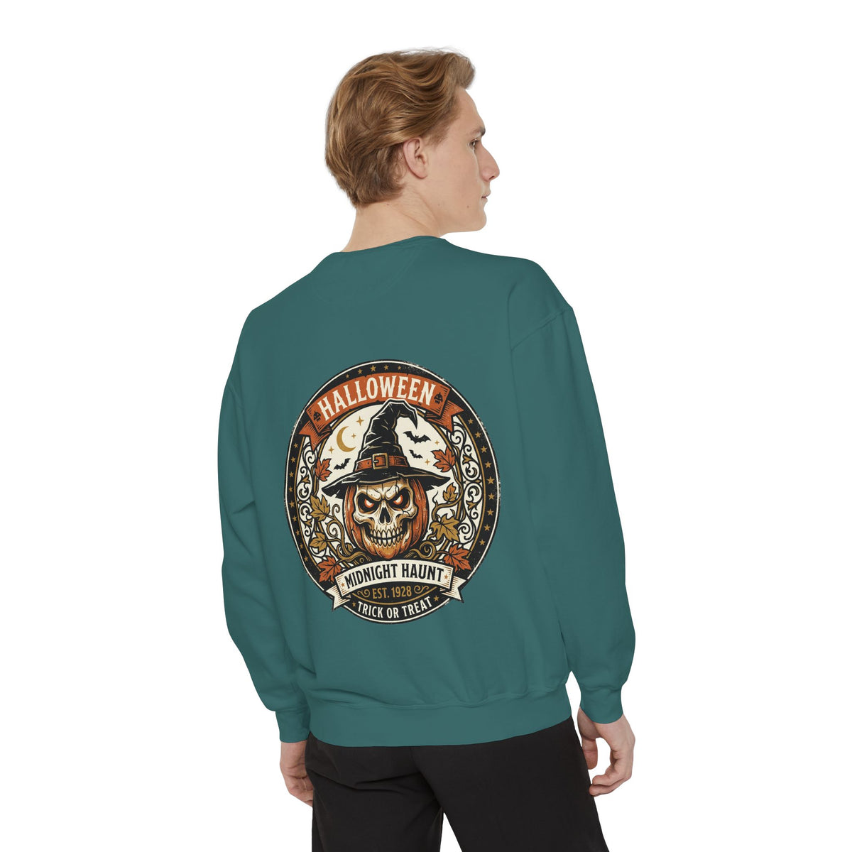Moonlit Witch Halloween Sweatshirt