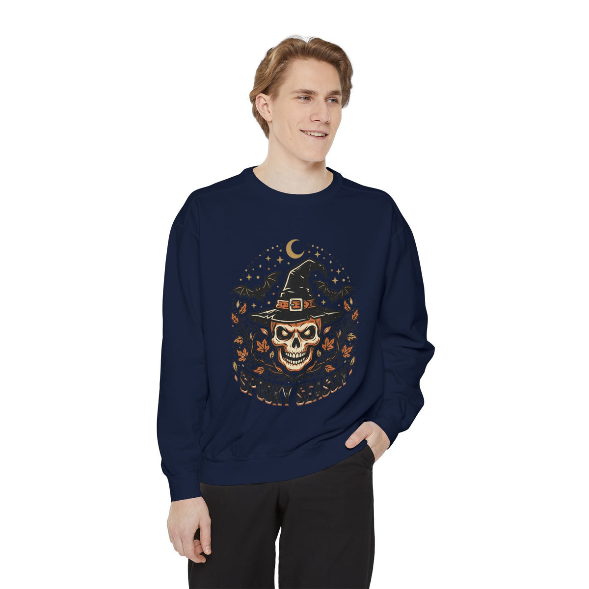 Moonlit Witch Halloween Sweatshirt