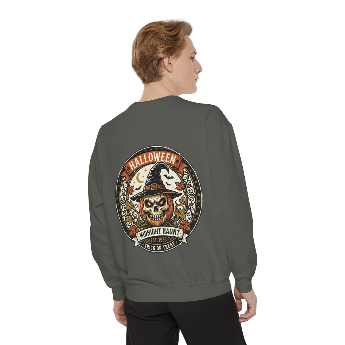 Moonlit Witch Halloween Sweatshirt