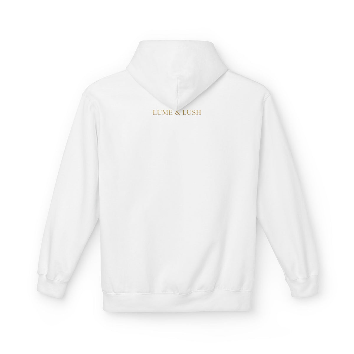 Gold Laurel Monogram Hoodie
