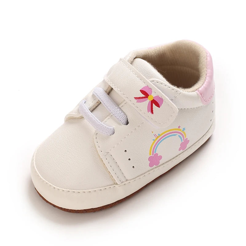 Fashionable 0-18M Baby Casual Sports Shoes For Spring And Autumn Men And Women High-Quality Soft Soled Anti Slip Walking Shoes