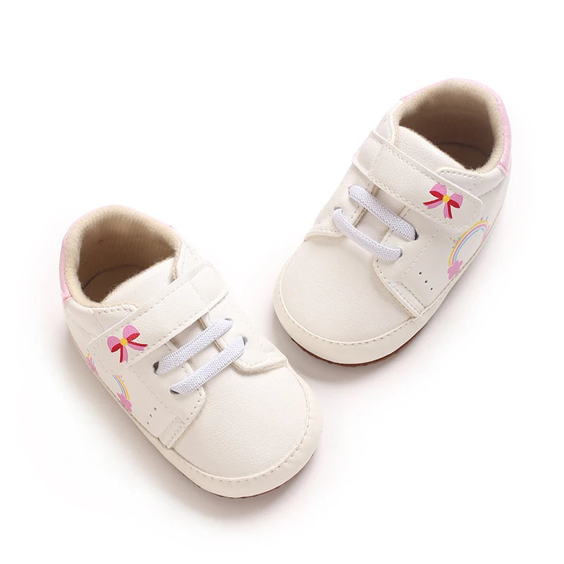 Fashionable 0-18M Baby Casual Sports Shoes For Spring And Autumn Men And Women High-Quality Soft Soled Anti Slip Walking Shoes