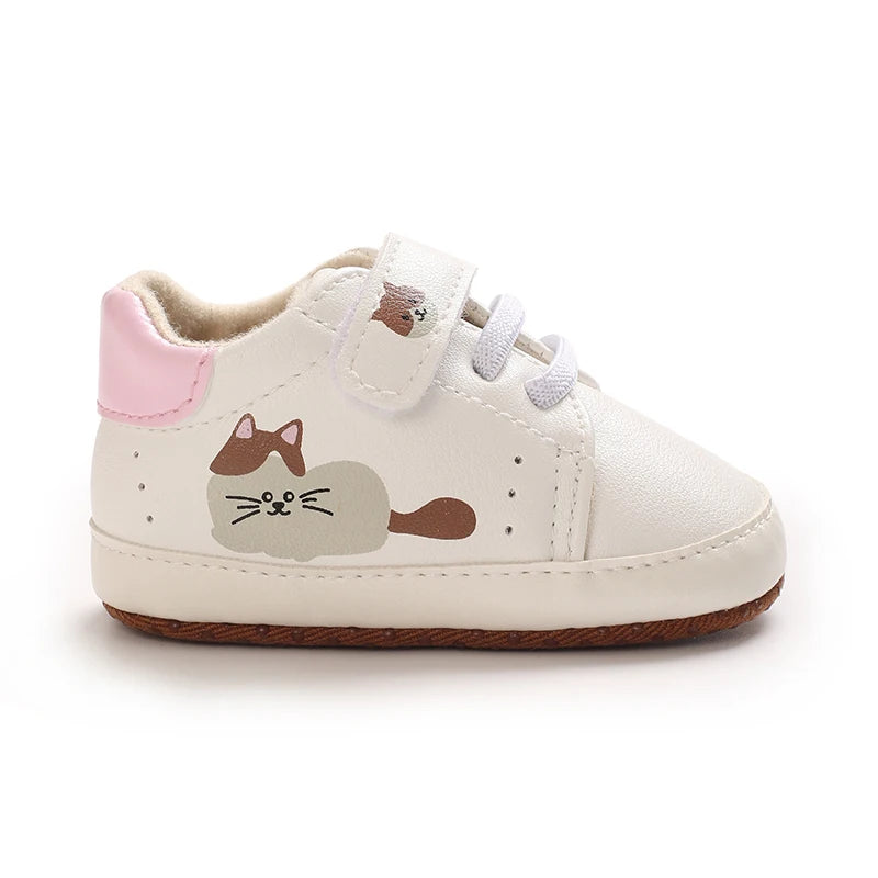 Fashionable 0-18M Baby Casual Sports Shoes For Spring And Autumn Men And Women High-Quality Soft Soled Anti Slip Walking Shoes