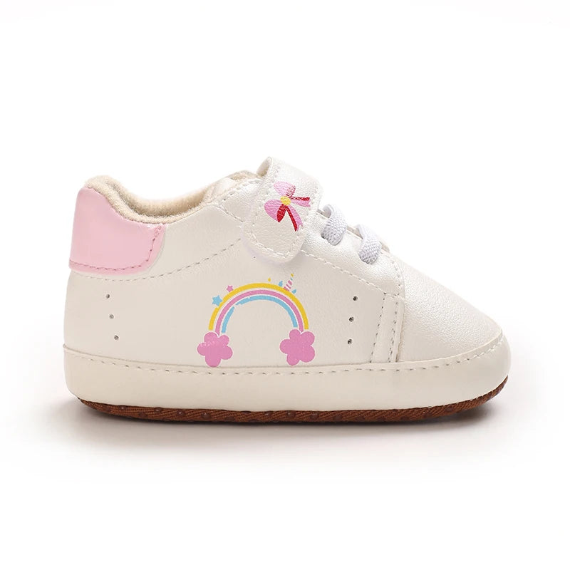 Fashionable 0-18M Baby Casual Sports Shoes For Spring And Autumn Men And Women High-Quality Soft Soled Anti Slip Walking Shoes