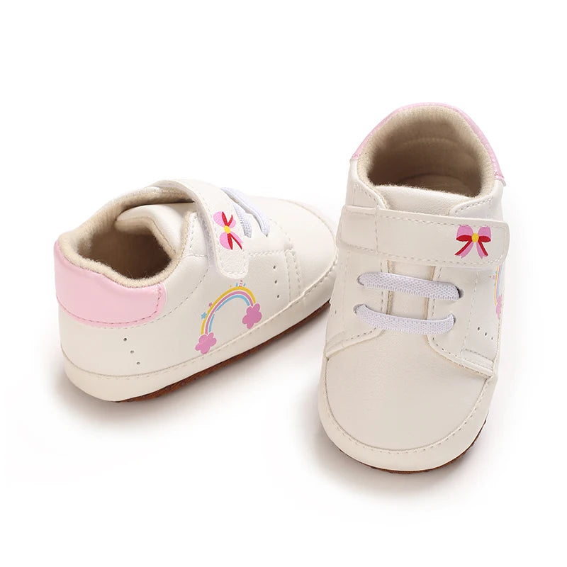 Fashionable 0-18M Baby Casual Sports Shoes For Spring And Autumn Men And Women High-Quality Soft Soled Anti Slip Walking Shoes