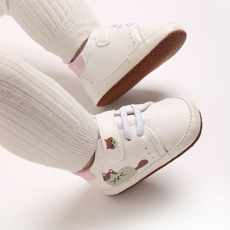 Fashionable 0-18M Baby Casual Sports Shoes For Spring And Autumn Men And Women High-Quality Soft Soled Anti Slip Walking Shoes