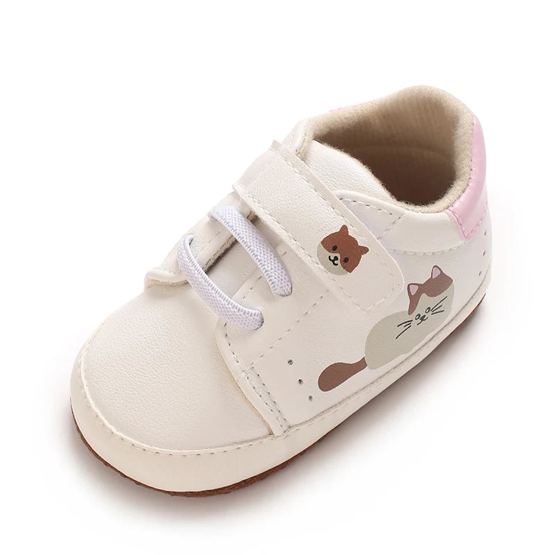 Fashionable 0-18M Baby Casual Sports Shoes For Spring And Autumn Men And Women High-Quality Soft Soled Anti Slip Walking Shoes