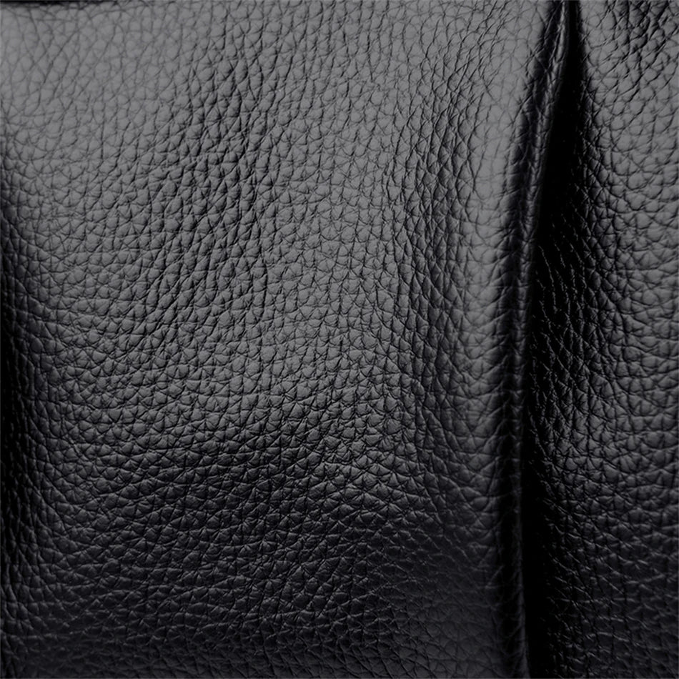 High Quality Leather Handbags Purse Luxury 3 Layers Women Shoulder Croosbody Tote Large Capacity Top-handle Female Ruched Sac