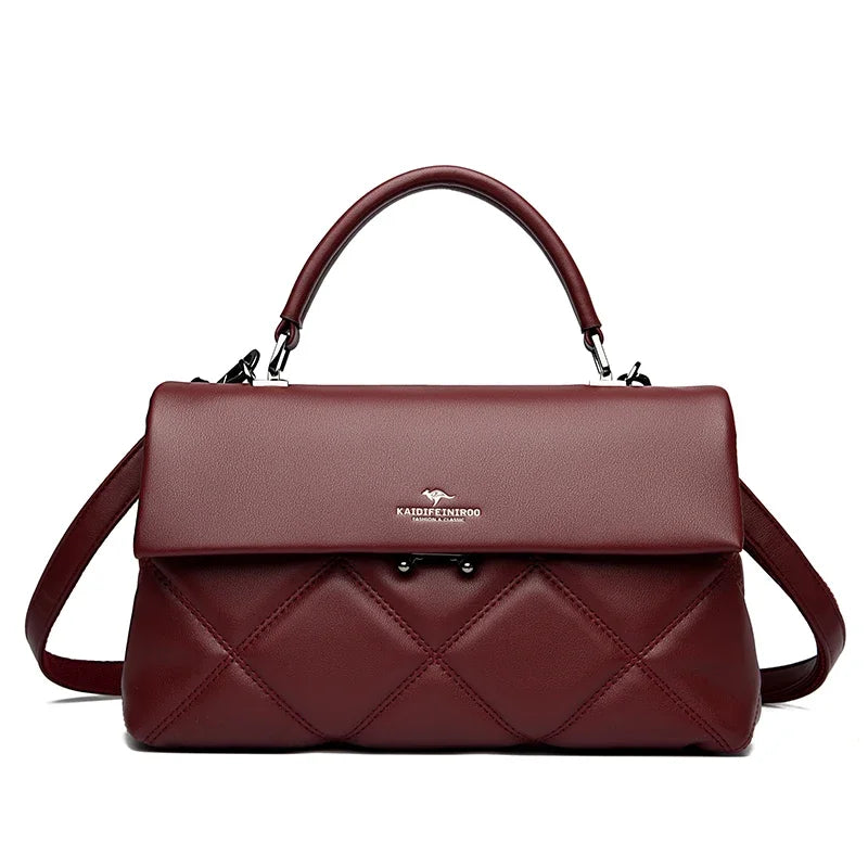 Soft Faux Leather Everyday Crossbody Tote