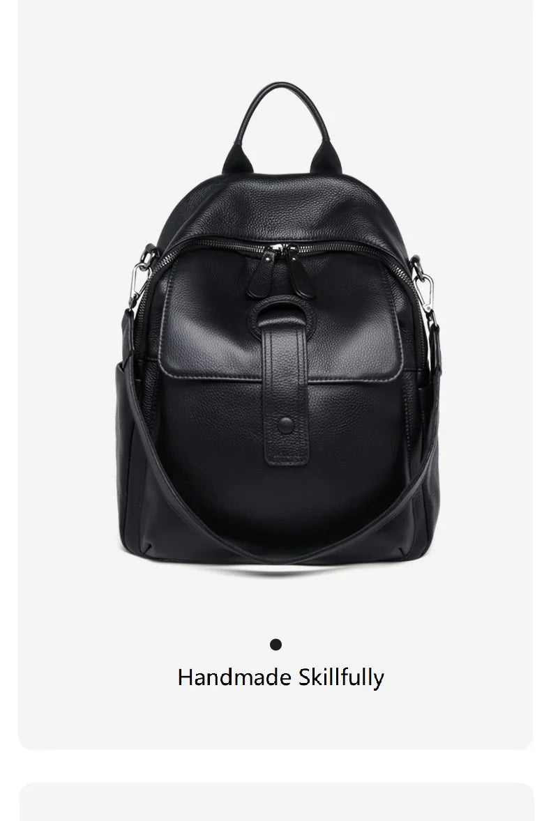 HOT ZOOLER Full Skin 100% Genuine Leather Backpack Women's Bag Classic 2026 New Large Backpack Designer Business Need #SC1700