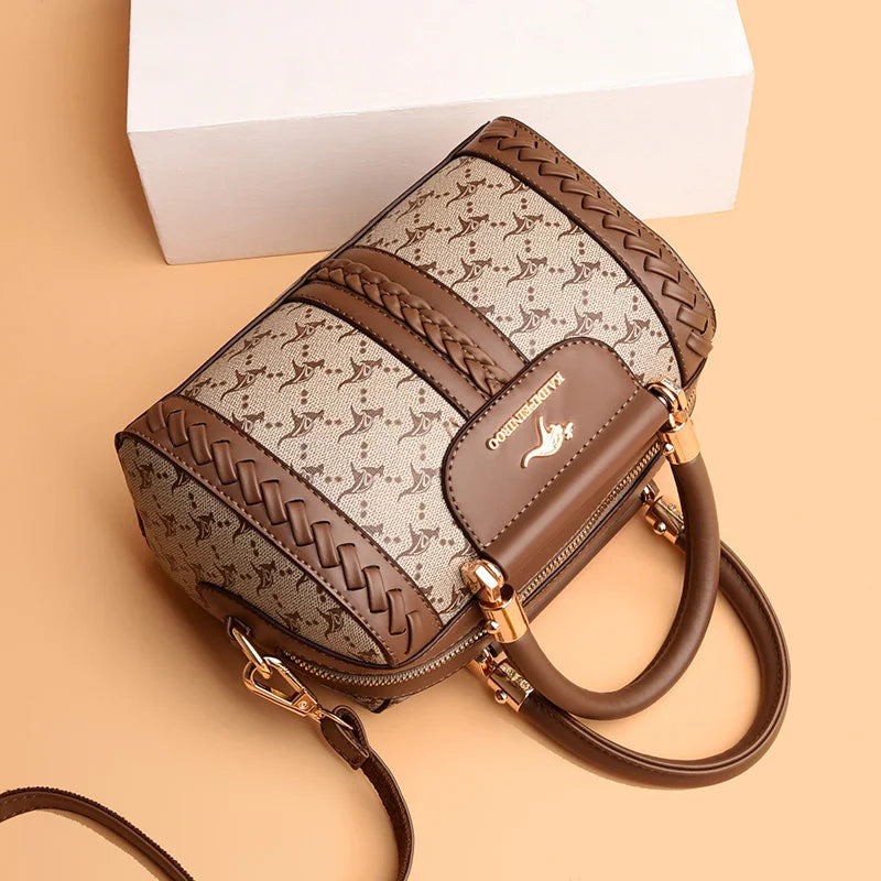 Women Luxury Handbags Women Bags Designer Shoulder Bags for Women 2026 Ladies Shoulder Messenger Bag Semi Woven Style Sac À Main