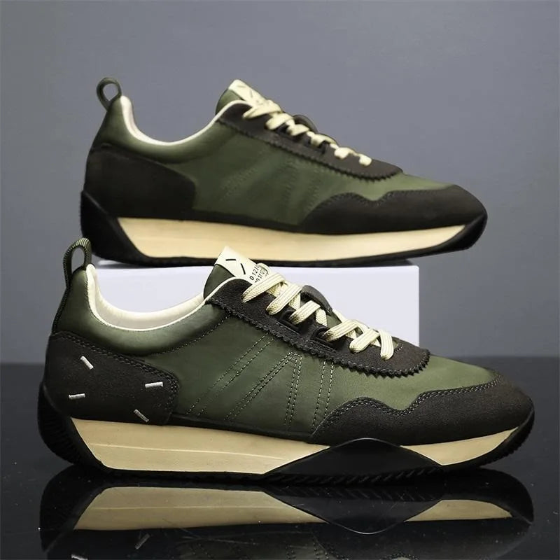 Men's Chunky Canvas Walking Sneakers