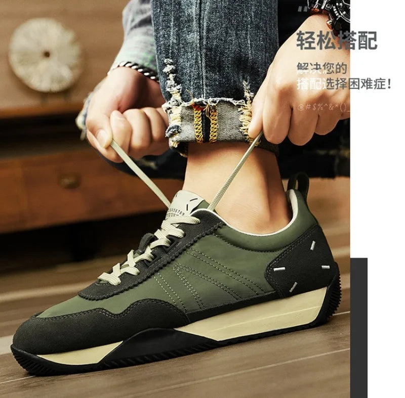Men's Chunky Canvas Walking Sneakers