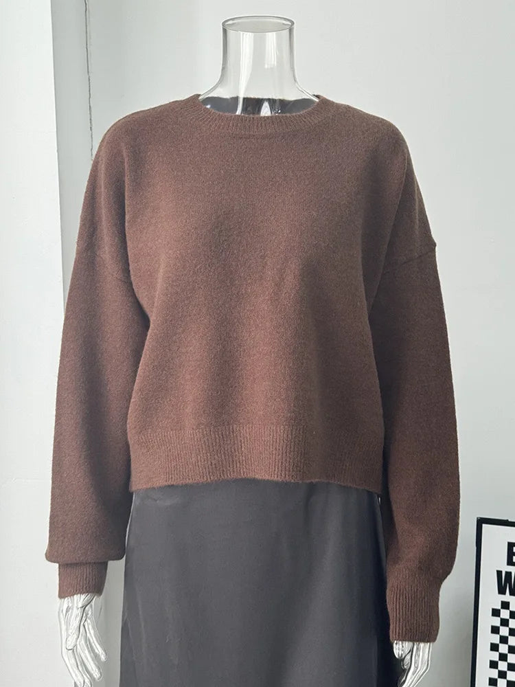Oversized Knitted Pullover Sweater