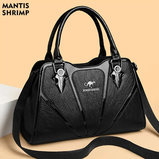 Women Bags Luxury Handbags Fashion Totes Ladies Shoulder Bags High Quality PU Leather Casual Totes Top Handle Shoulder Messenger