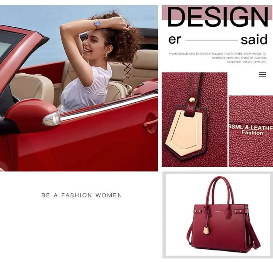 Genuine Brand Handbags For Women 2026 Ladies Hand Bag Female Leather Shoulder Top-Handle Crossbody Bags Casual Tote Sac сумка
