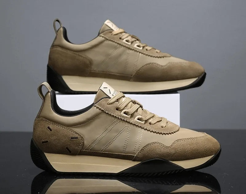 Men's Chunky Canvas Walking Sneakers