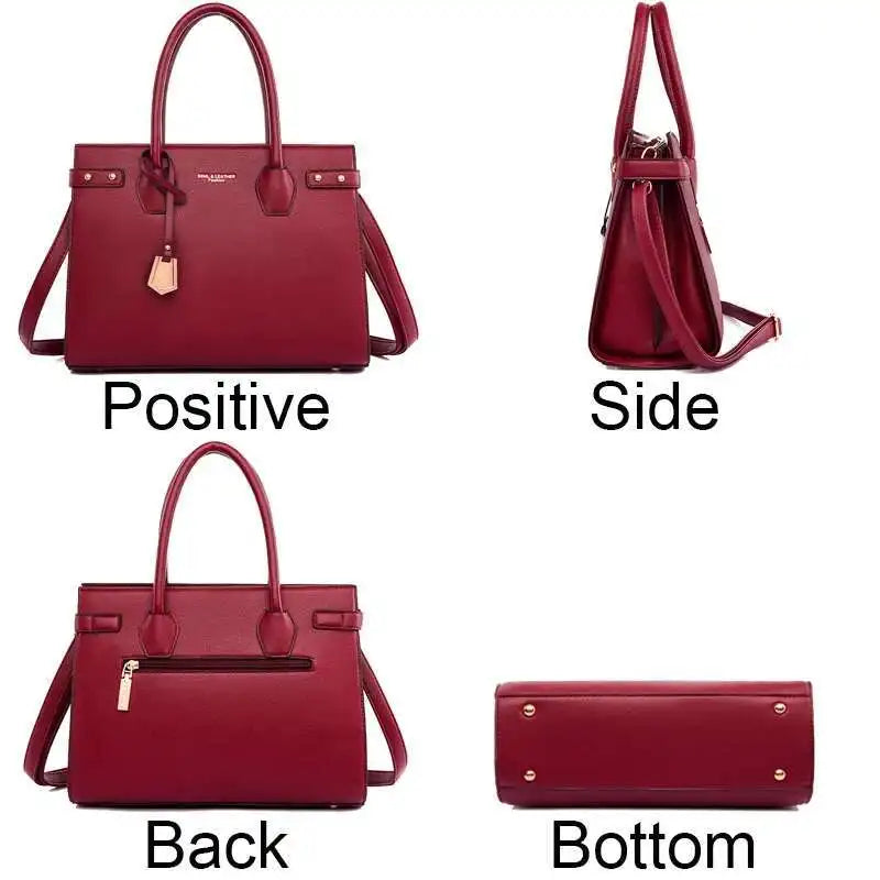 Genuine Brand Handbags For Women 2026 Ladies Hand Bag Female Leather Shoulder Top-Handle Crossbody Bags Casual Tote Sac сумка