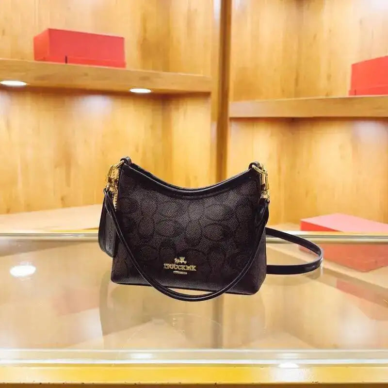 Geometric Print Underarm Crossbody Bag