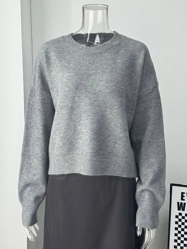 Oversized Knitted Pullover Sweater