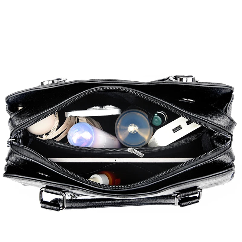 Women Bags Luxury Handbags Fashion Totes Ladies Shoulder Bags High Quality PU Leather Casual Totes Top Handle Shoulder Messenger