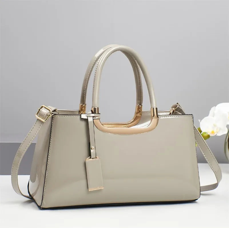 Structured Square Shoulder Tote