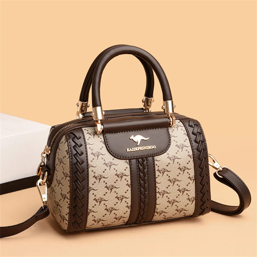 Women Luxury Handbags Women Bags Designer Shoulder Bags for Women 2026 Ladies Shoulder Messenger Bag Semi Woven Style Sac À Main