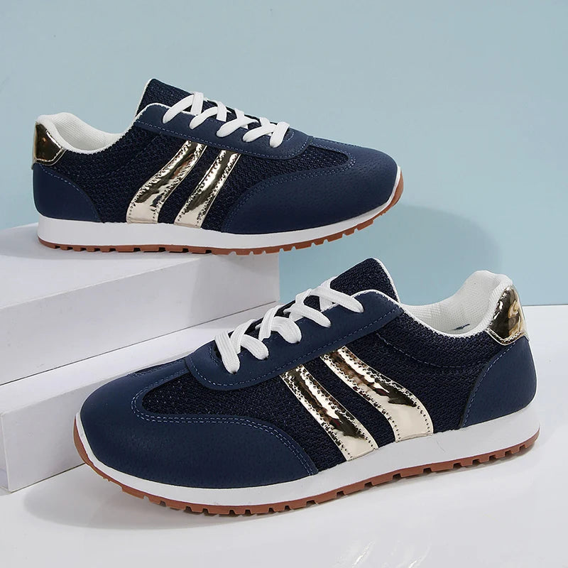 Fashion Breathable Women's Sports Shoes 2025 Autumn Lightweight Casual Sneakers Woman Plus Size Comfort Non Slip Running Shoes